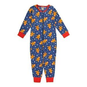 JAMMIES Girls Gingerbread Bodysuit Blue Size 10/12